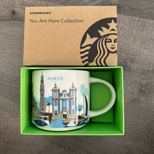 New Starbucks You Are Here Ceramic 14oz Mug Cup PORTO